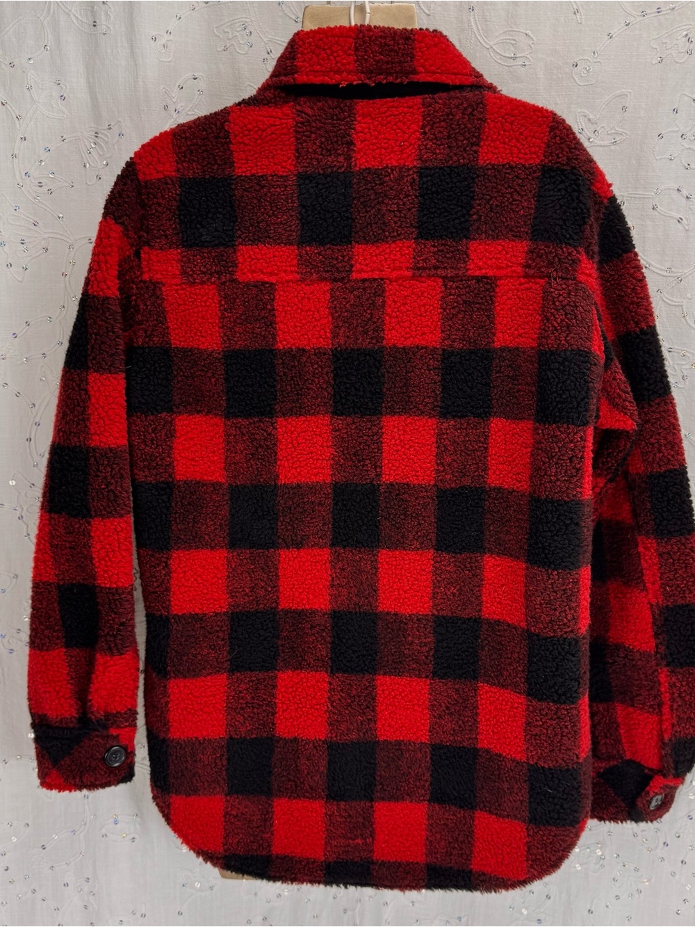 True North Denim Buffalo Plaid Sherpa Shacket Jacket – M- NWT - Picture 2 of 8